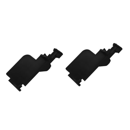 Homoyoyo 2 Piezas interruptor de puerta de microondas manejar cubierta de microondas equipo accesorios microondas Accesorios para microondas repuestos de horno para puerta el plastico Black