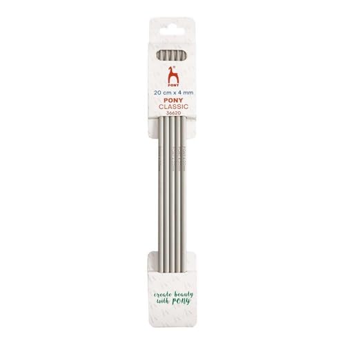Pony Classic Double Pointed Needles - Aluminum...