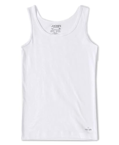 Image of Jockey SG02 Girls Super Combed Cotton Rib Solid Inner Tank Top