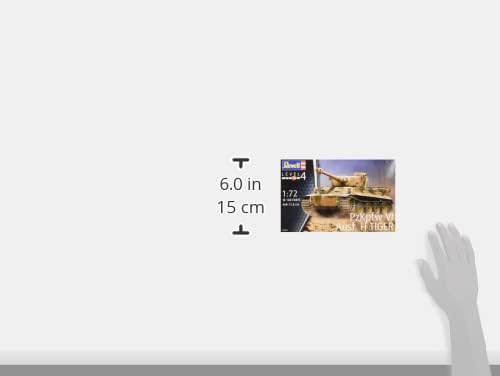 Miniatura 12 de Revell Gmbh 03262 Pzkpfw VI Ausf H Tiger Tank Kit de modelo, escala 1 72