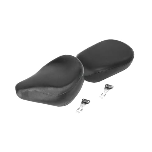 Asiento de motocicleta para viajes largos, juego delantero y trasero negro para XVS 400 650