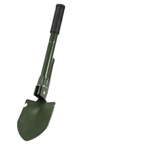 KIMISS Pala Pieghevole di Sopravvivenza con Custodia - Vanga da Campeggio Multifunzionale Pieghevole in Acciaio Al Carbonio per Esterni con Strumento di Trincea Tattico (#2)