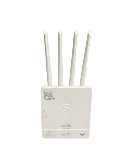 Brandroot-4G BR 186 with Upto 300Mbps Speed 4G & 5G Sim Support Wi-Fi Router, No Configuration Required, with Micro SIM Card Slot and 3 Antenna (128MB RAM, White) (Brandroot-4G 186) (B0CL385TDD) Amazon Price History, Amazon Price Tracker
