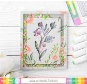 Waffle Flower Additional A2 Layers Die – 16 Panel Mat Layer Dies (4-1/8" x 5-3/8" Down) 1/8” min. Border Between Next-Door Layers; 1/16” min. Border When Used with A2 Layers Die (Sold Separately)