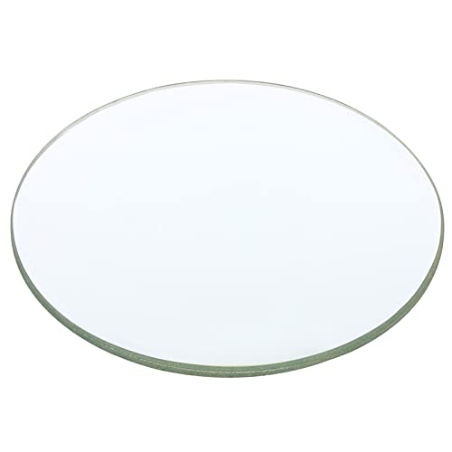 Image of PATIKIL 12 inch (300mm) Focal Length Double Convex Lens, 100mm Diameter 11mm Height Glass Optically Polished Round Edges Lens for Physics Experiment, Clear