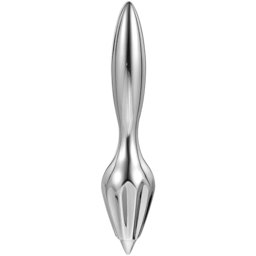 HOUDERCO Exprimidor Manual Resistente a Ácido Cítrico para Extraer Jugo Práctico y Duradero de Acero Inoxidable Exprimidor de Frutas de Cítricos para Cocina