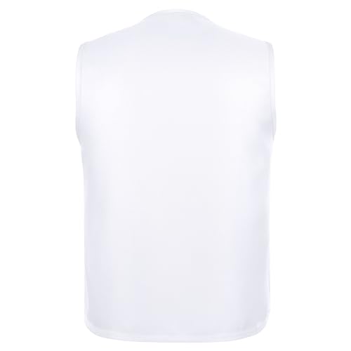 TopTie Unisex Work Vest Volunteer Activity Supermarket Uniform Button Up Vest3