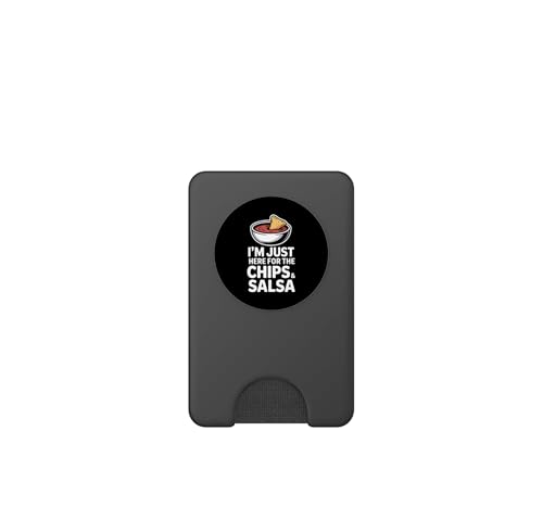PopSockets PopWallet con MagSafe y diseño Chips Divertidos y Salsa para iPhone 2