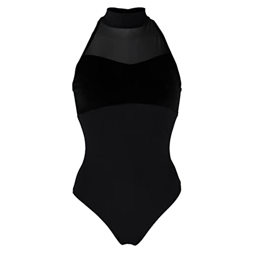 Body de ballet noir taille M KAIRA pour danseuse classique