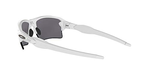 Oakley Men's Oo9188 Flak 2.0 Xl Rectangular Sunglasses, Polished White/Prizm Black Polarized, 59 Mm #TOP4