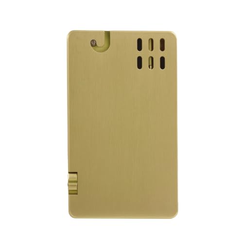 Image of Smoke King Monolith Brass Lighter - Premium Refillable Fluid Lighter (Fuel Not Included)