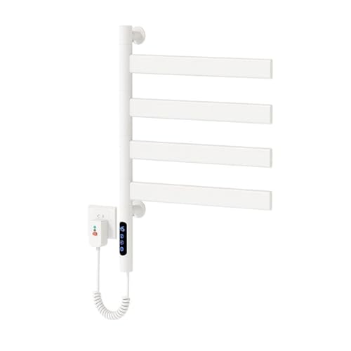 Toallero eléctrico giratorio de 180 grados con pantalla LED y potencia de 80W 2