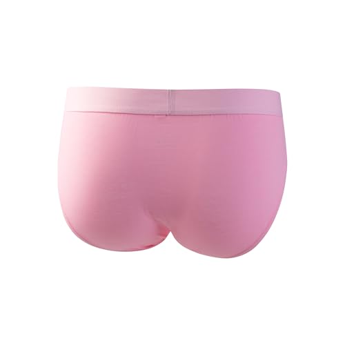 Men's Cotton Breathable Briefs, Ultra Soft No Fly Underwear with Supportive Pouch, 4 Pack2