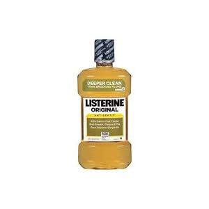 LISTERINE Antiseptic Mouthwash, Original, 1 L – 2pc