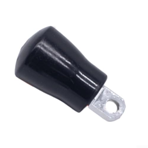 Posheliox Juego de conectores de cable de polea de gimnasio para cuerda de alambre de 5 mm y 6 mm, terminal de ojal de acero inoxidable con tapón de goma para equipos de fitness comerciales en el