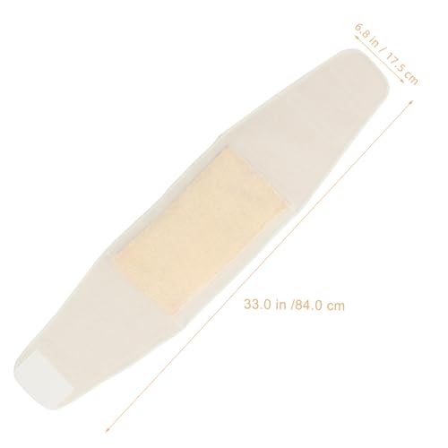 Faja lumbar elástica gris para soporte y calor miniatura 7