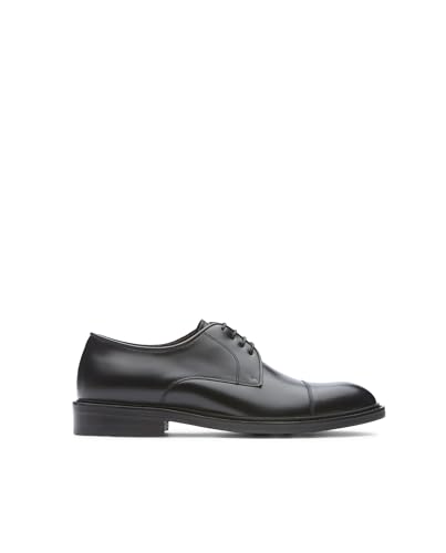 Lottusse L6723, Zapatos Derby Hombre, Negro (Jocker Pelar Negro), 46 EU