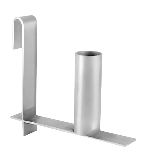 Metall PVC Sichtschutz Rollhilfe Haken, Anti Sicht Gürtel Rollen Hilfshaken, Rostfrei Metall Abrollhilfe Haken, Doppelstabmattenzaun Zubehör für PVC Garten Sichtschutz Zaunfolie