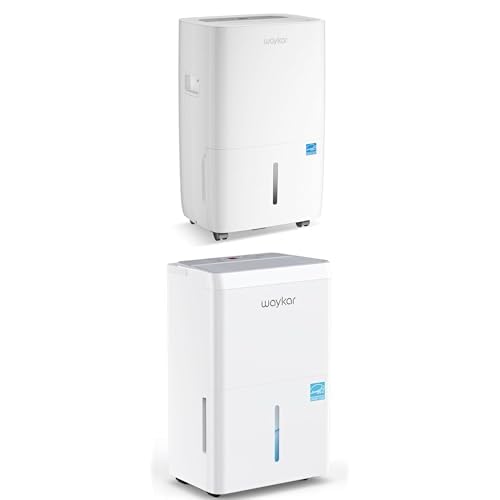 Waykar 5,000 Sq. Ft. Energy Star 80 Pint Dehumidifier & Waykar 6,000 Sq. Ft. Energy Star 120 Pint Dehumidifier