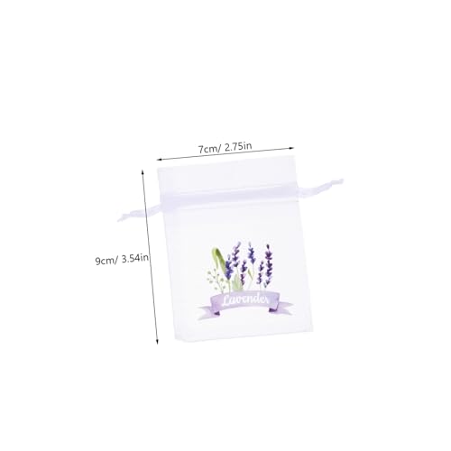 PRETYZOOM 20 bolsas perfumadas de lavanda con cordón miniatura 2