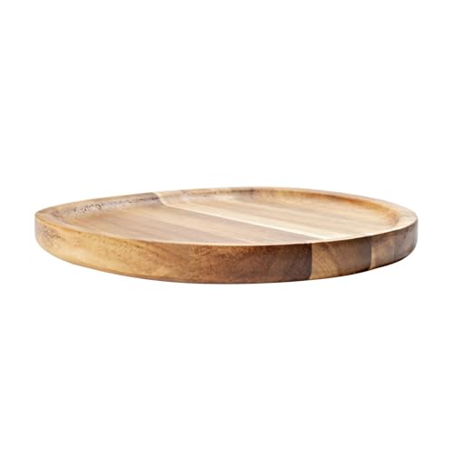 Verlo Holzteller 20x20 cm – rechteckiger Servierteller aus Naturholz, 1 Stück