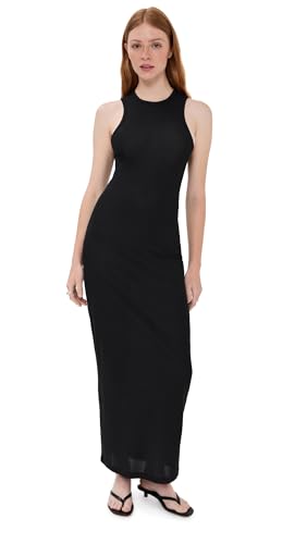 WARDROBE.NYC Women's Racer Dress, Black, M