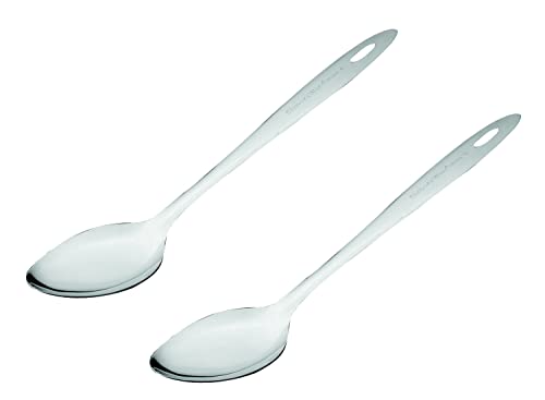 SignoraWare Kitchen Tools Stainless Steel(Food Grade) Heavy Gauge(1.5 MM) Non Stick Prima Solid Pan Spoon No.1(Serving Spoon) Chamcha For Rs. 80 @ 58 %
