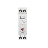 kilovatio hora en ecuador Disyuntores en miniatura EAWCBE disyuntor inteligente 1P 63A energía eléctrica kilovatios hora voltaje amperímetro protector interruptor de control remoto por voz(25A)