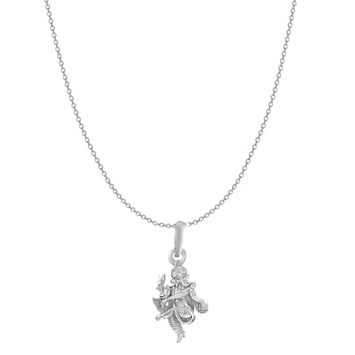 Chaîne ancre et pendentif en argent sterling pour offrir bien-être et richesse