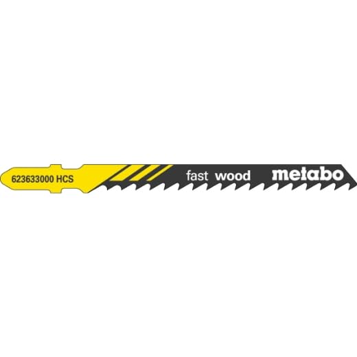 Metabo 623633000 T144D Lame de scie sauteuse (Pack de 5)