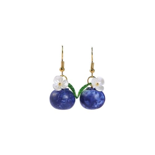 Cute Fruit Drop Earring Strawberry Lemon Blueberry...