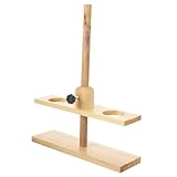 VILLFUL Doppel Loch Trichterhalter Laborständer Stabile Laborstütze Für Chemische Experimente Tragbares Lehrinstitut Zubehör