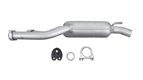 Silenciador del medio HELLA 8LC 366 025-231 de alta durabilidad para escape central