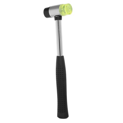PRETYZOOM 25mm Heavy Duty Rubber Hammer for Flooring Woodworking Tiling Non-slip Mallet for Diy Projects