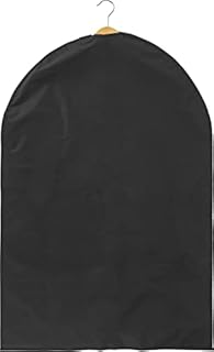 Citystores Black Dress Cover Garment Cover Bag Storage Protective Travel Case Bag Window PEVA With Zip 57 x 133cm