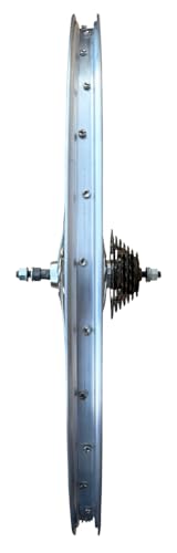 Baldy's 7 Speed 26" Silver Alloy Rear Mountain Bike Sealed Bearing Wheel - Image 5