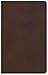 KJV Ultrathin Reference Bible, Brown Genuine Leather