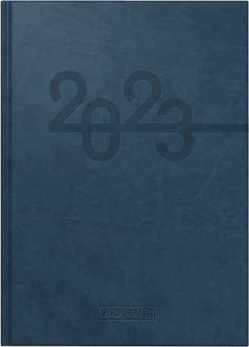BRUNNEN Daily Calendar Model 798 2023 Sheet Size 14 x 20.6 cm Blue