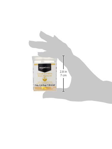 Amazon Basics Dissolvable Carpet Fabric Stain Remover Refill Vial - 3 Pacs