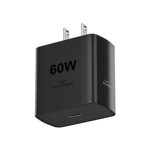 60W USB C Fast Charging Block Type C Wall Plug Charging Brick Super Fast Charging 3.0 for Samsung Galaxy S26 Ultra/S26/S26+/S25 Ultra/S25/S25+/S24 Ultra/S24/S24+/S23 Note 10/Note 10+/Note