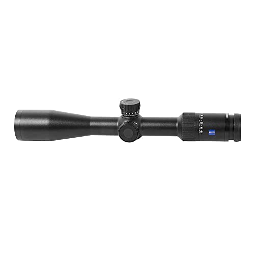ZEISS Conquest V4 4-16x44 Riflescope with 64 ZMOA-T30 Illuminated Reticle with External Elevation Turret with Ballistic Stop - .25 MOA, Black