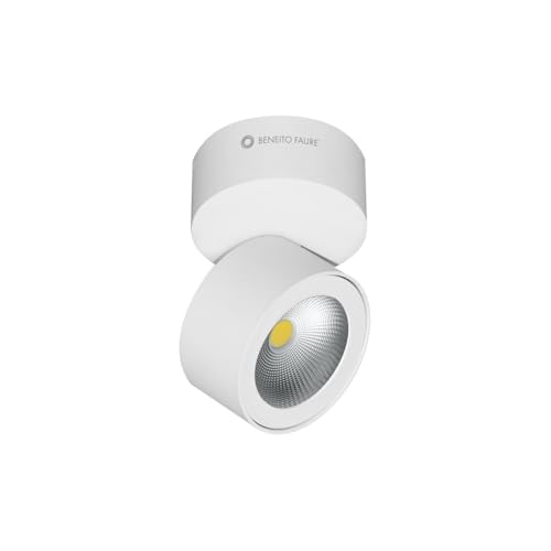 Aplique Concord tricolor de 14 W de LED orientable redondo blanco