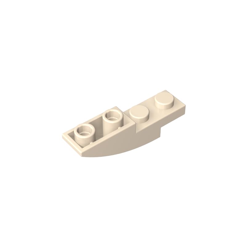 XYEIUGO GDS-731 13547 Slope Curved 4x1 Inverted, White (yellowish), 50 PCS โ image 1