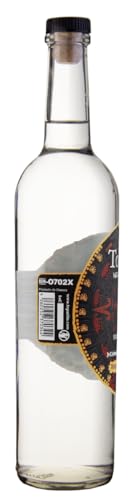 Topanito Mezcal Artesanal 100% Salmiana | Entsteht zu 100% aus der Wildagave Salmiana | Aromen von Sternfrucht, Honig, Pfirich, Zitronenmelisse, Mate, und sehr dezentem Rauch. | 1 x 700ml