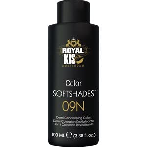 KISRoyal SoftShades - Demi Conditioning Colours 5N - 100 ml - Gloss Dye, Colour Corrections and Refreshment - Ammonia Free, Sulphate Free and Silicone-Free
