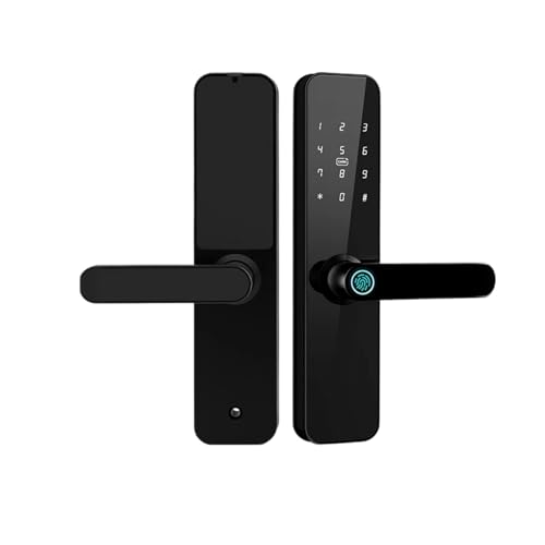 VEKELETE Tuya Wifi Digital Fingerprint Eletric Door Lock Zigbee Ttlock Remote Unlocking Wifi Smart Door Lock(F7-4085,ZIGBEE version)