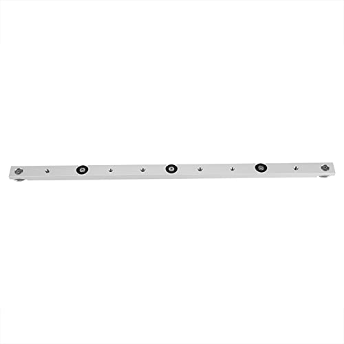 Aluminum Alloy Miter Bar, 450mm Table Saw Slider Gauge Rod for Building Jigs Compatible with M6 Screws, 450 slider