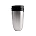AIPING kubek do sokowirówki przezroczysty zamiennik dla NutriBullet Nutri sokowirówka 600 W 900 W 1000 W kubek ze stali nierdzewnej (kolor: srebrny)