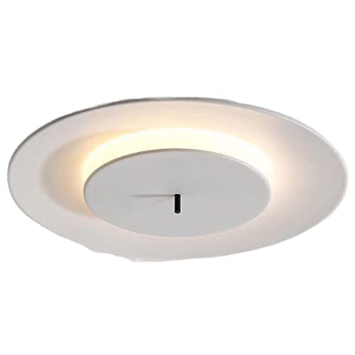 JMEDIC Lámpara De Techo LED para El Hogar De 18.1 Pulgadas Lámpara De Techo Empotrada De 6000K Lámpara De Techo Redonda Simple Y Moderna para Sala De Estar, Dormitorio, Estudio, Pasillo De Cocina