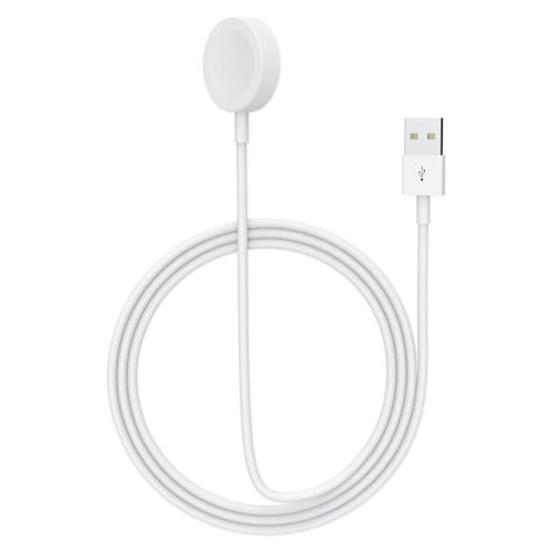 Cargador para Apple Watch, Cable de Carga Magnética Inalámbrica de 3,3ft para iWatch, Cargador de Reloj Portátil USB Compatible con Apple Watch Serie 10/9/8/7/6/5/4/3/2/1/Ultra/SE